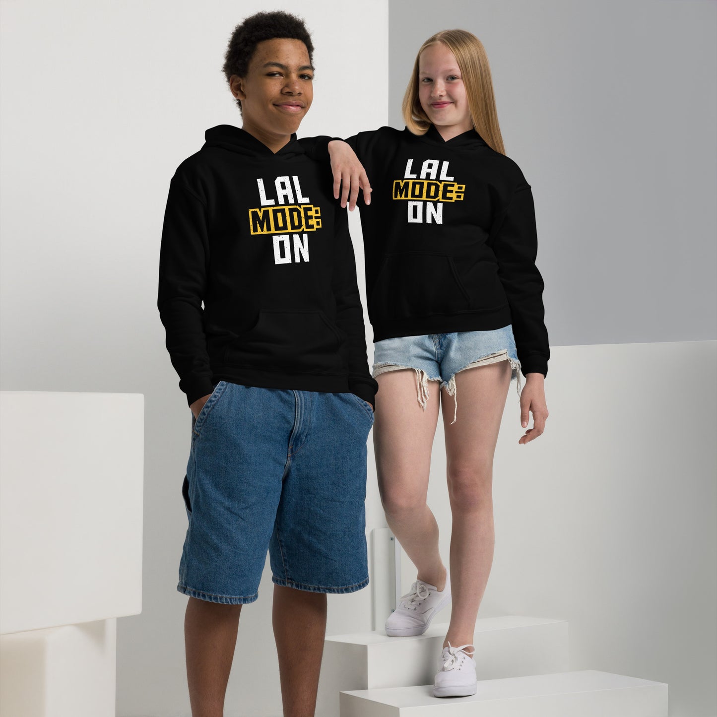 LAL Mode On Youth heavy blend hoodie